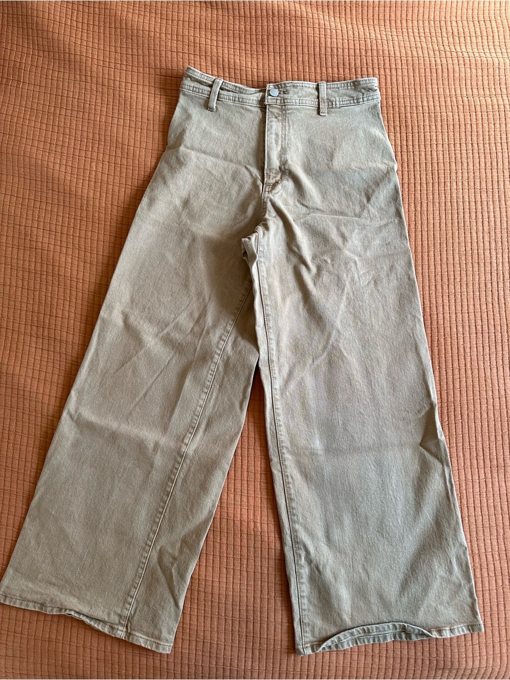Universal Thread Sailor Wide-Leg Pants in Light Beige